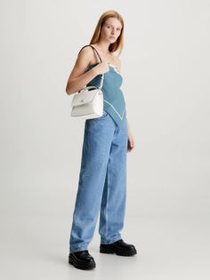 Сумка кросс-боди женская Calvin Klein Jeans, K60K611868, серый-CI2