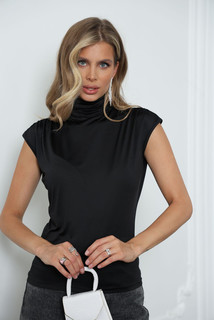 Блуза женская by Ksenia Avakyan 26400 черная 46 RU