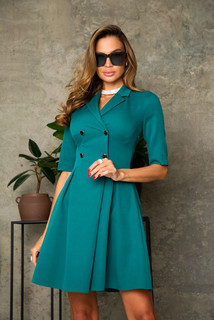 Платье женское by Ksenia Avakyan 55800 зеленое 48 RU