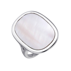 Кольцо перстень из серебра р. 18 Balex 1432930220, перламутр