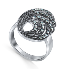 Кольцо из серебра р. 17,5 Silver Wings 210878-39, марказит