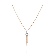 Колье из красного золота 45-50 см ADAMAS 81041606/01-А50Д-72, фианит АДАМАС
