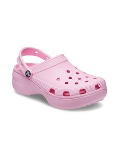 Сабо женские Crocs CR206750 розовые-FLGO, US 7