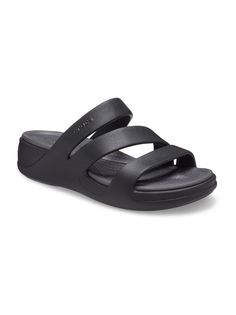 Сабо женские Crocs CR207434 чёрные-BLK, US 6