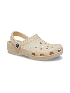 Сабо унисекс Crocs CR206873 бежевые, мультицвет-VANI, US 4