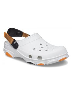 Сабо унисекс Crocs CR206340 белые, мультицвет-WHMT, US 4