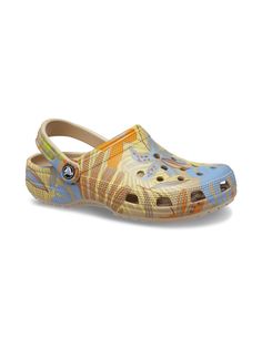 Сабо унисекс Crocs CR207849 коричневые, мультицвет-CHMT, US 4