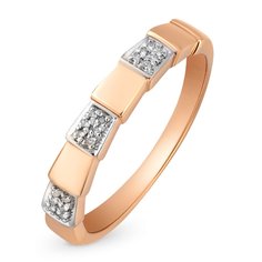 Кольцо из красного золота р. 16 585Gold 101002990, бриллиант