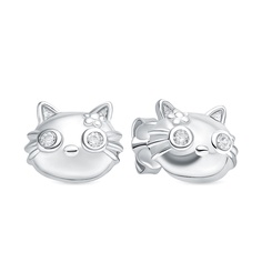 Серьги из серебра 585Gold 902000754, фианит
