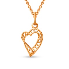 Подвеска из красного золота 585Gold 403001436