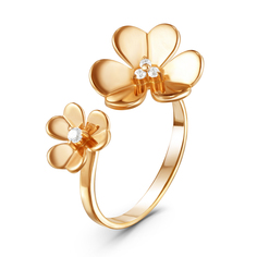 Кольцо разъемное из серебра р. 18,5 VALTERA 118982, фианит