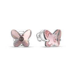 Серьги пусеты из серебра VALTERA 119425, Swarovski