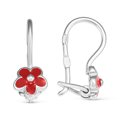 Серьги из серебра VALTERA 094941, эмаль