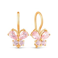 Серьги из серебра VALTERA 119213, фианит