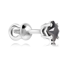 Моносерьга из серебра VALTERA 117219, фианит