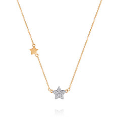 Колье из красного золота 45-50 см ADAMAS 81041556/01-А50Д-72, фианит АДАМАС