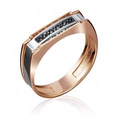 Кольцо из комбинированного золота р. 21 PLATINA jewelry 01-5191-00-000-1111-04
