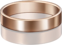 Кольцо обручальное из красного золота р. 24,5 PLATINA jewelry 01-3460-00-000-1110-11