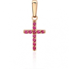 Кулон из красного золота Эстет 01Р511126-2, рубин