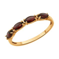 Кольцо из красного золота р. 17,5 Diamant 51-310-02152-2, гранат