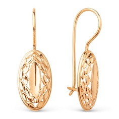 Серьги из красного золота 585Gold 402004828