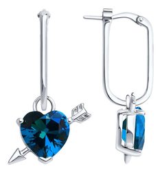 Серьги из серебра AllTime 94025629_s, фианит