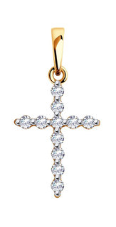 Кулон из красного золота AllTime 81030165_s, фианит Swarovski