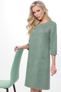 Платье женское DSTrend Модные веяния зеленое 54 RU
