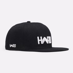 Бейсболка мужская Hard Hard black/wht-0106 черная