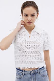 Джемпер женский Baon B1324047 белый XS