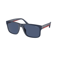 Солнцезащитные очки мужские Polo Ralph Lauren 0PH4195U серые