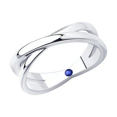 Кольцо из серебра р. 18,5 Diamant 94-110-02031-1, фианит