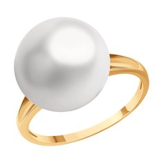 Кольцо из серебра р. 17,5 Diamant 93-310-01937-1, жемчуг культивированный