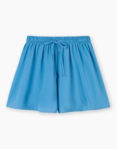 Шорты женские Gloria Jeans GSH011325 голубой S/170