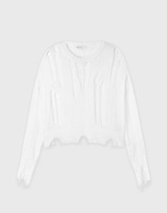 Джемпер женский Gloria Jeans GSW006541 белый L/170