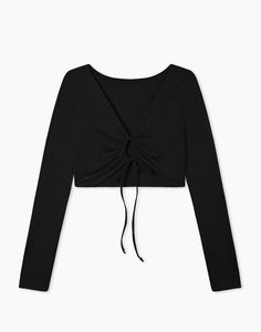 Лонгслив женский Gloria Jeans GKT020311 черный S/170
