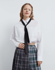 Рубашка женская Gloria Jeans GWT003316 белый L/170