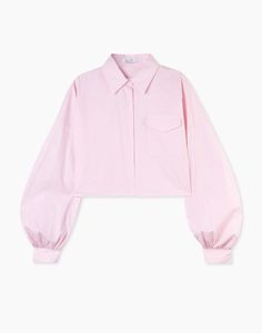 Рубашка женская Gloria Jeans GWT003971 белый/розовый XS/164