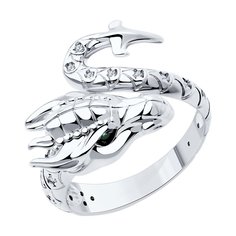 Кольцо из серебра р. 17 SOKOLOV 94014075, фианит