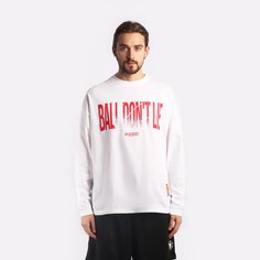 Лонгслив мужской HARD Ball Dont Lie белый XL