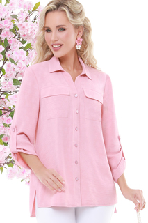 Рубашка женская DSTrend Верона розовая 44 RU