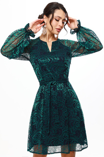 Платье женское DSTrend 394 зеленое 54 RU