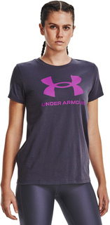 Футболка женская Under Armour Live Sportstyle Graphic Ssc серая XS