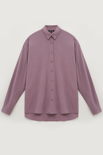 Рубашка женская Finn Flare BAS-10040 фиолетовая M