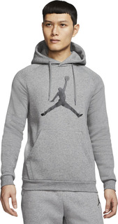 Худи мужское Nike M J JUMPMAN LOGO FLC PO серое M