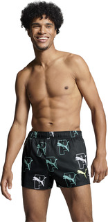 Шорты спортивные мужские PUMA PUMA SWIM MEN PRINT CAT LOGO SHORT SHORTS 1P синие M