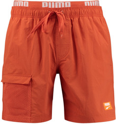 Шорты спортивные мужские PUMA PUMA SWIM MEN UTILITY MID SHORTS 1P красные L