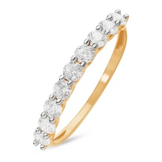 Кольцо из красного золота р. 20 585Gold 301012228, фианит