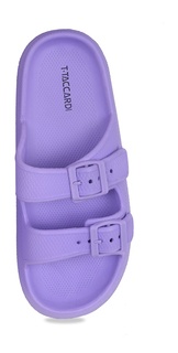 Шлепанцы женские T.Taccardi QS24SS-016 фиолетовые 40 RU