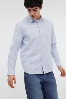 Рубашка мужская Baon B6624002 голубая L